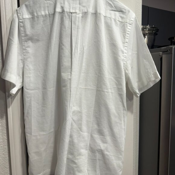 Todd Snyder White Camp Collar Shirt L NWT - Picture 4 of 4
